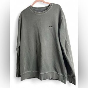 Prana Men's Olive Green Crewneck Sweatshirt